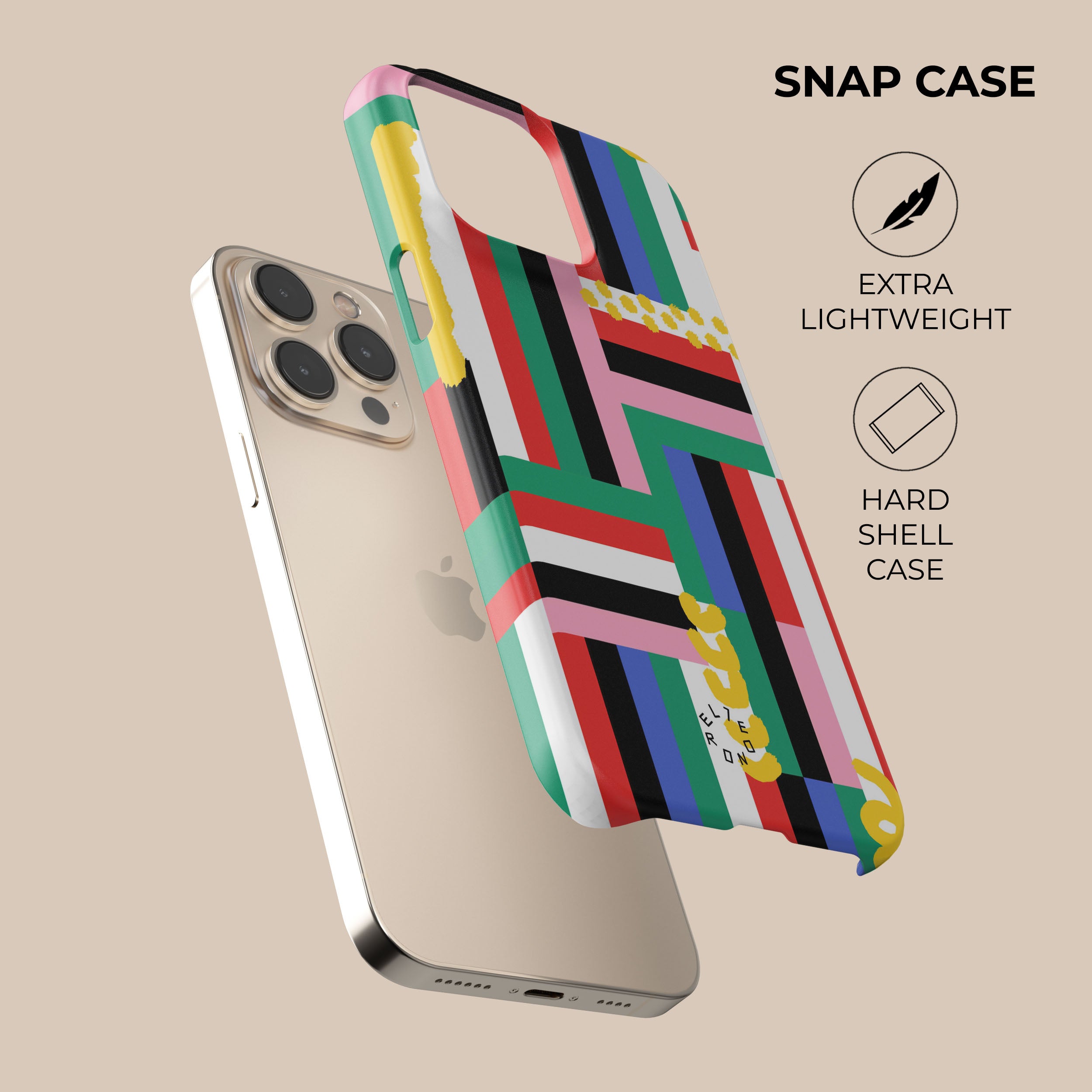 Premium Stripe Fusion Phone Case - Durable & Stylish Protective Cover for iPhone & Samsung - Perfect for Everyday Use, Travel & Outdoor Activities
