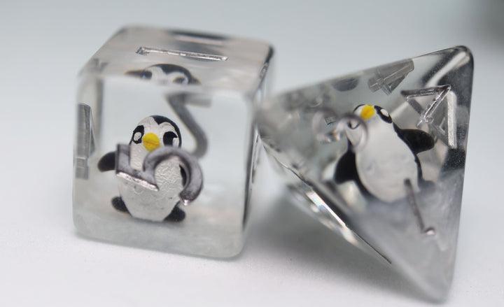 Baby Penguin 7-Dice RPG Set for Dungeons & Dragons, Pathfinder & Tabletop Games - Perfect for Fantasy Roleplaying, Gifts & Game Nights