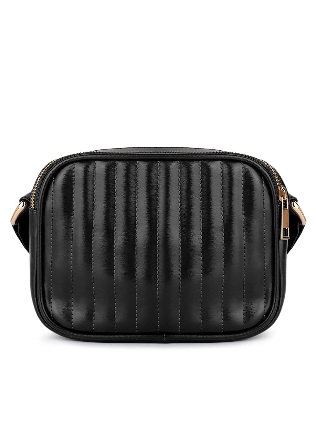 KLEIO Vegan Leather Quilted Elegant Sling Bag for Women - Adjustable Strap & Zipper Closure | Stylish Crossbody Purse for Everyday Use, Work, College, Parties & Special Occasions | Perfect for Office, Shopping & Travel Accessories