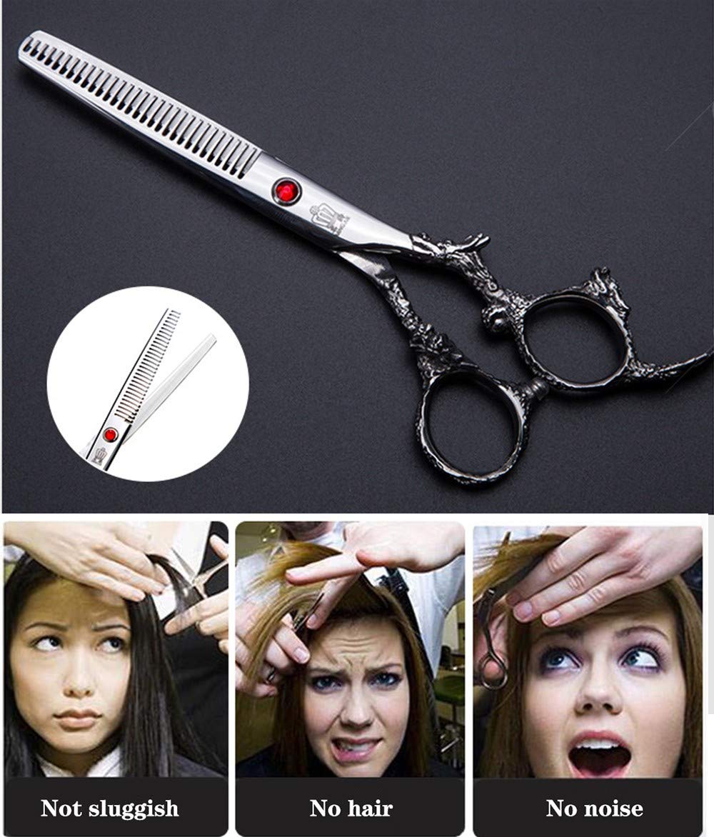 Professional Hair Cutting Shears Set - Hairdressing Scissors, Thinning Shears & Case for Salon & Home Use | Perfect for Stylists, Barbers & DIY Haircuts