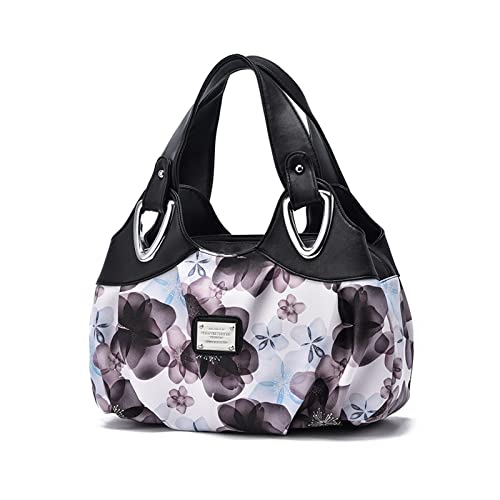 Black Handle/Purple Flower
