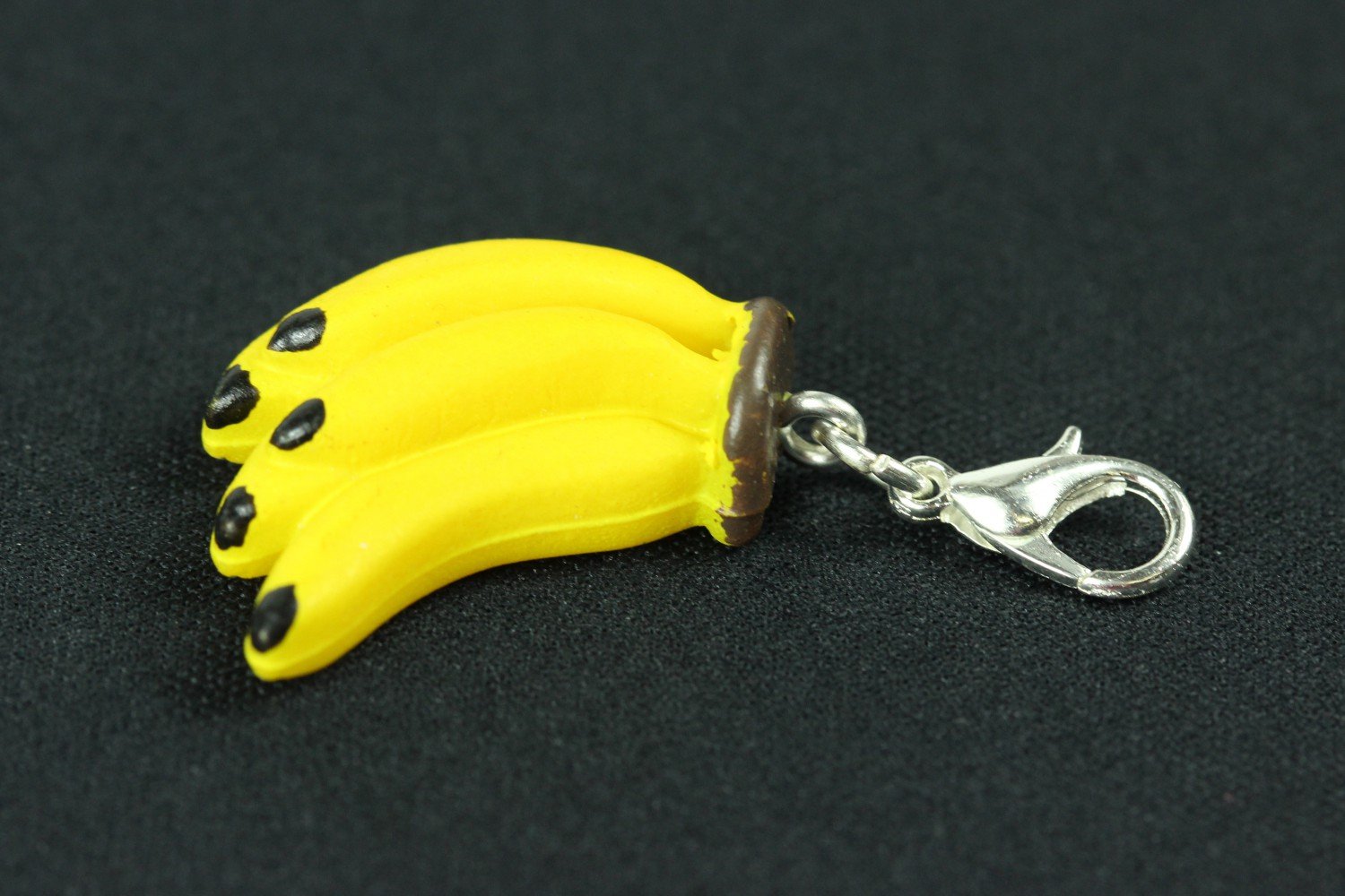Miniblings Banana Charm Pendant for Bags & Keys
