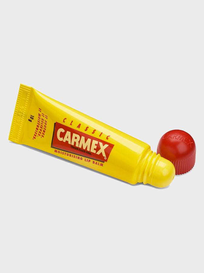 Carmex Classic Lip Balm Tube 10g - Moisturizing & Healing Lip Care for Dry, Chapped Lips - Perfect for Winter, Outdoor Activities & Daily Use