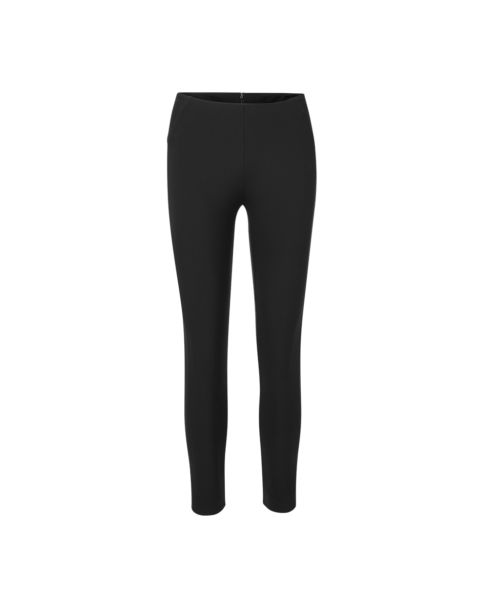 Women's High Waist Zip Back Scuba Pants - Stretchy Comfort Fit for Yoga, Workout & Lounge Wear