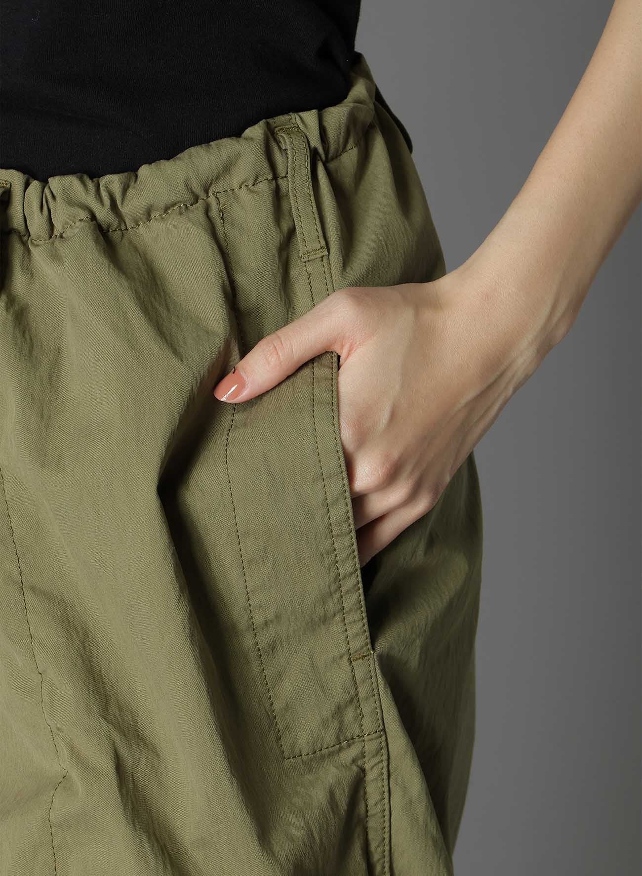 Men's Cotton Nylon Blend Oxford String Pants with Wool Gauze Pockets - Comfortable Casual Trousers for Work, Travel & Outdoor Activities