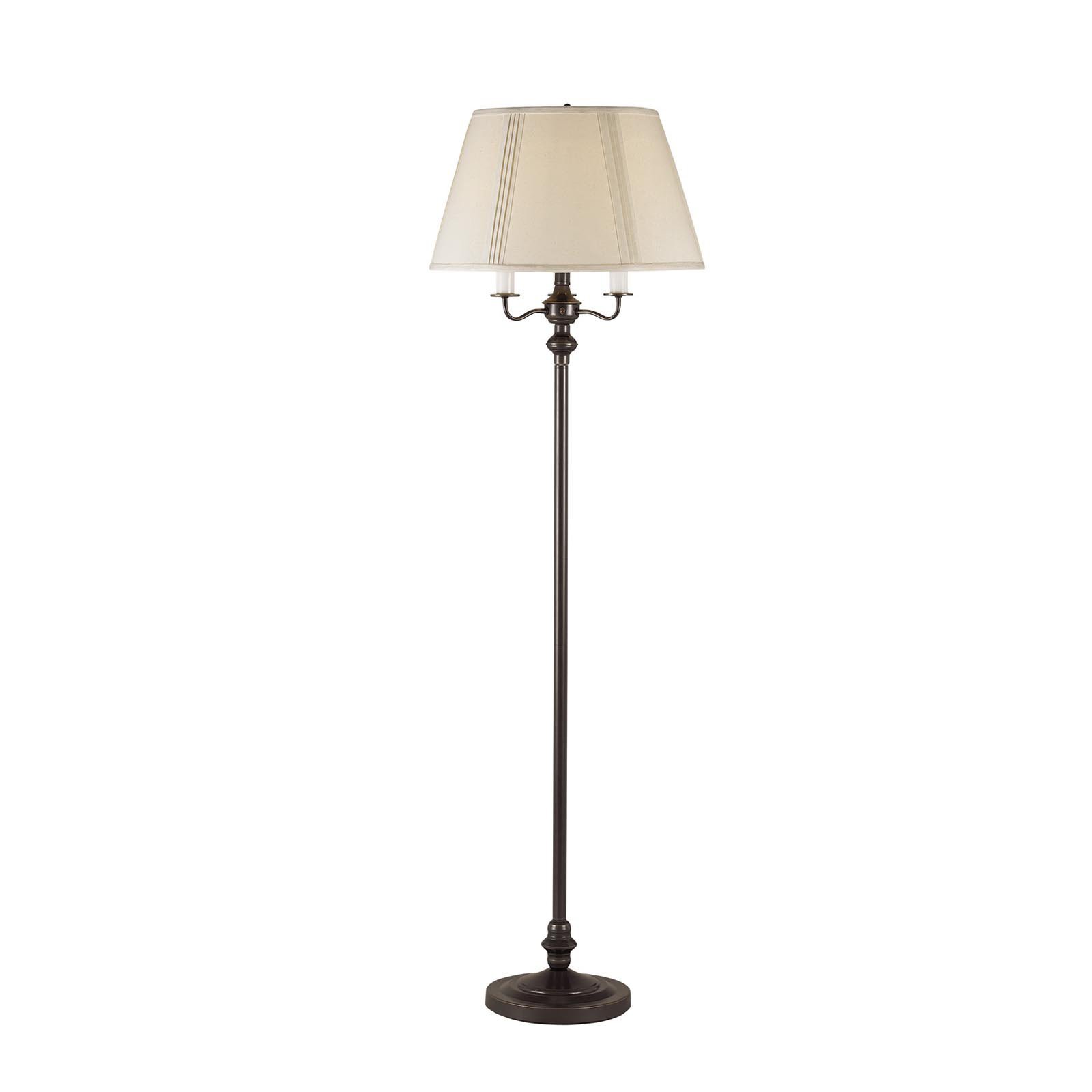 Cal Lighting BO-315-DB Traditional Four Light Floor Lamp, 59-Inch Bronze/Dark Finish - Perfect for Living Room, Bedroom & Office Lighting Decor