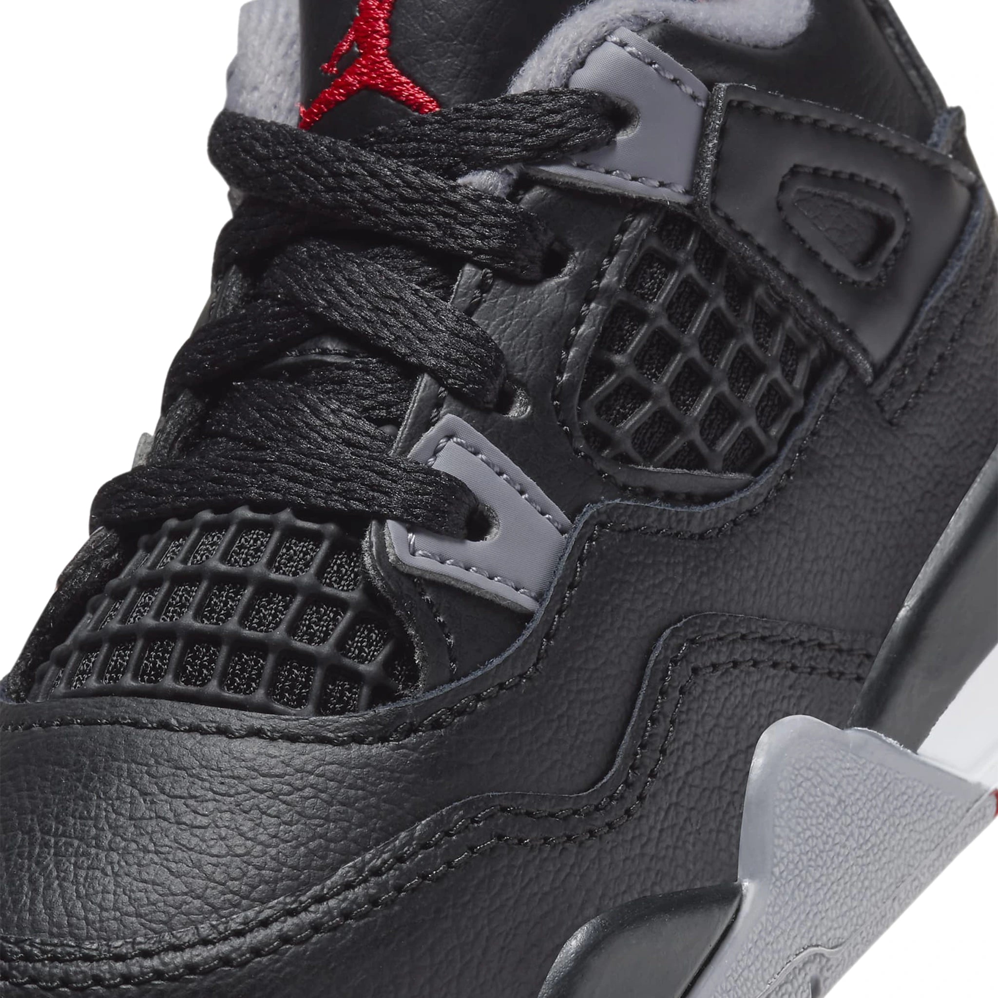Original Air Jordan 4 OG Bred Reimagined (TD) - Retro Basketball Shoes for Men & Women - Perfect for Streetwear & Sneaker Collectors - Ideal for Casual Wear, Sports & Fashion Outfits