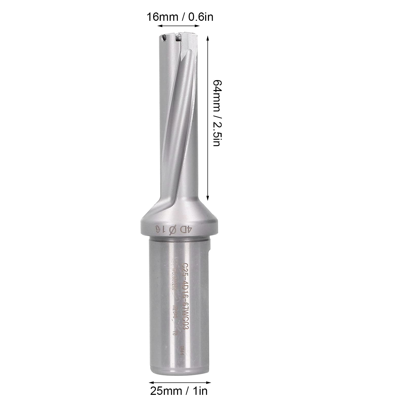 High-Speed U Drill Shank - CNC Tool Holder for Water Jet Drilling | Precision Metalworking & Repair | Ideal for CNC Machining, Automotive & Industrial Repairs