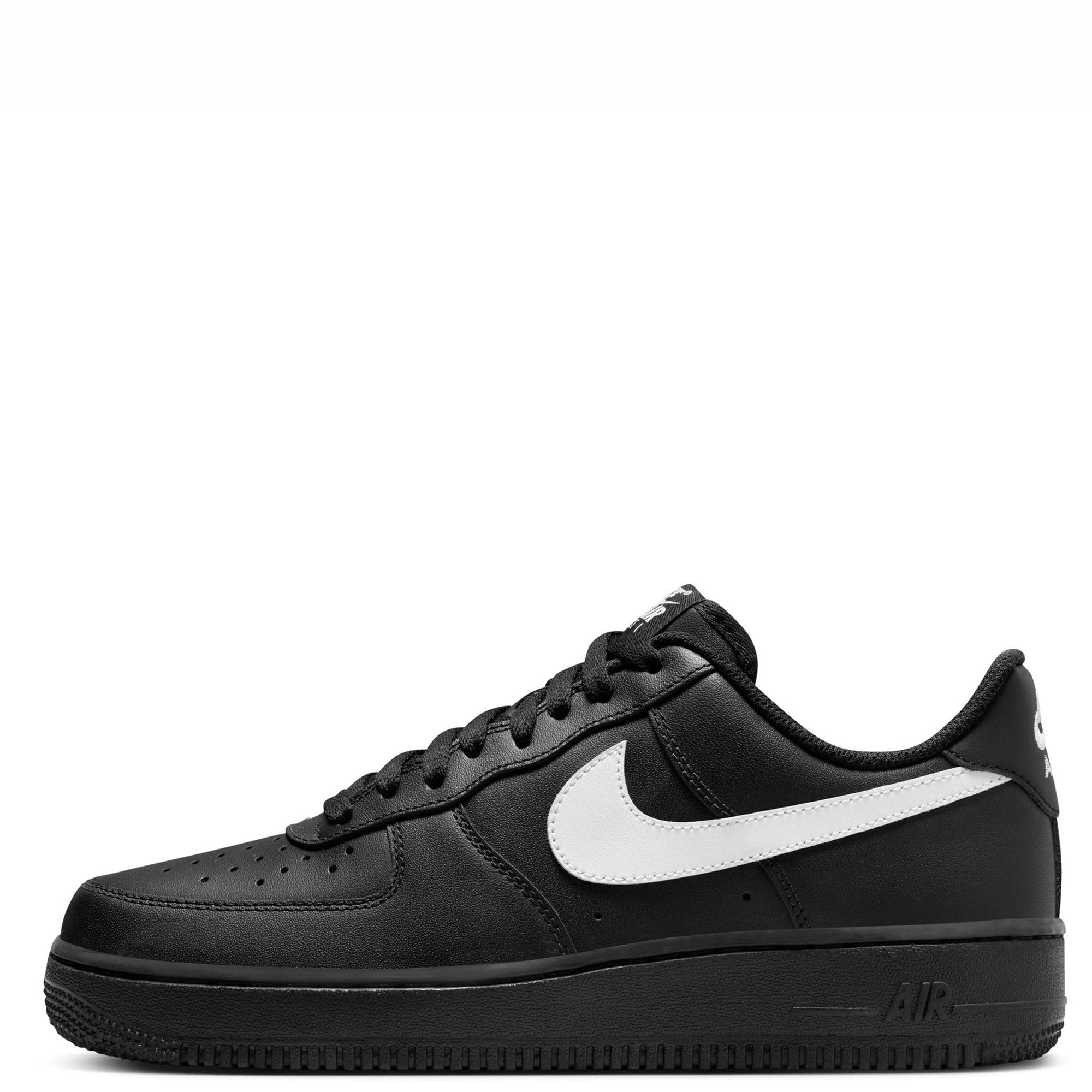 Nike Air Force 1 '07 Men's Sneakers - Black/White-Black Basketball Shoes for Casual Wear & Street Style