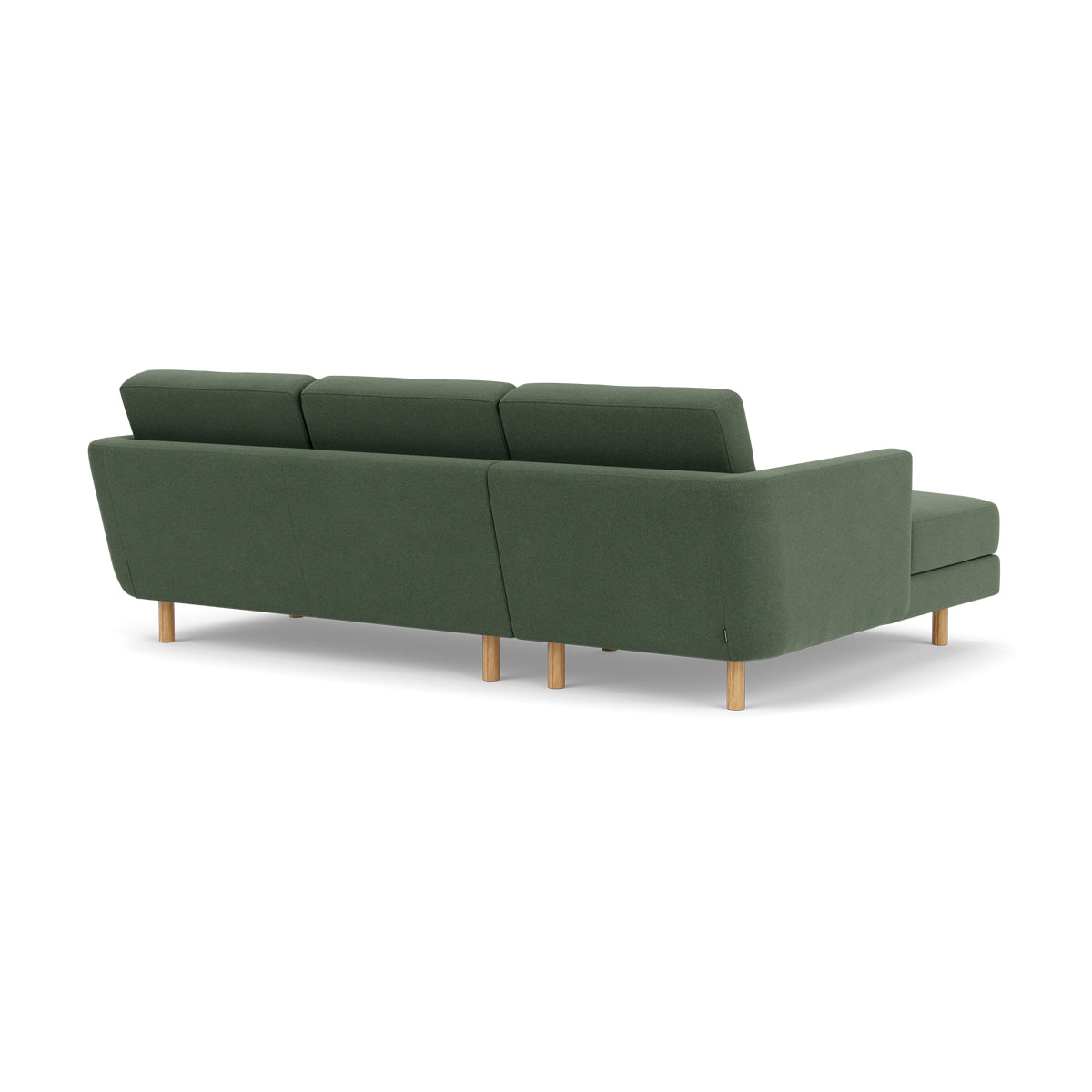 Conrad Fabric Left Chaise Sofa - Modern L-Shaped Sectional Couch with Reversible Chaise Lounge for Living Room, Apartment & Home Theater Comfortable Seating