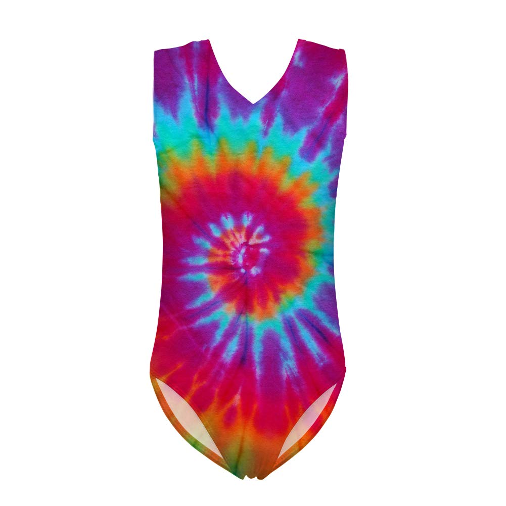 JEOCODY Girls Gymnastics Leotard - Stretchy One-Piece Dance Leotards for Kids Ages 3-14 - Perfect for Ballet, Gymnastics, Dance Practice & Performance