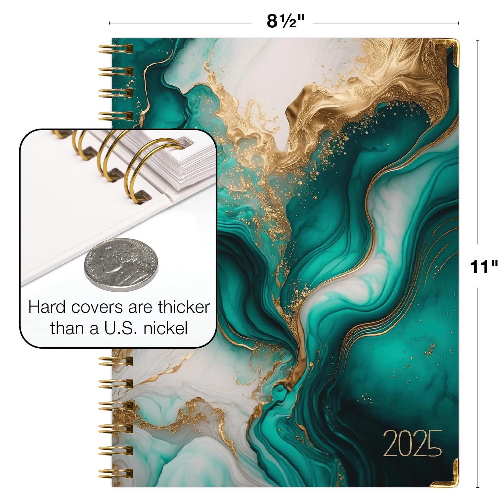 2025 Hardcover Planner 8.5