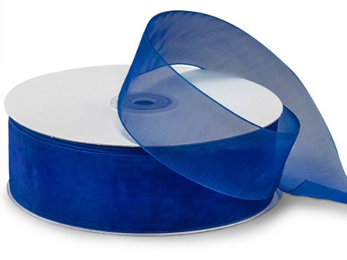 ROYAL Simply Sheer Organza Ribbon 1.5 Inch x 100 Yards - 100% Nylon Craft Ribbon for Gift Wrapping, Wedding Decorations, DIY Crafts (5 Pack Bulk)