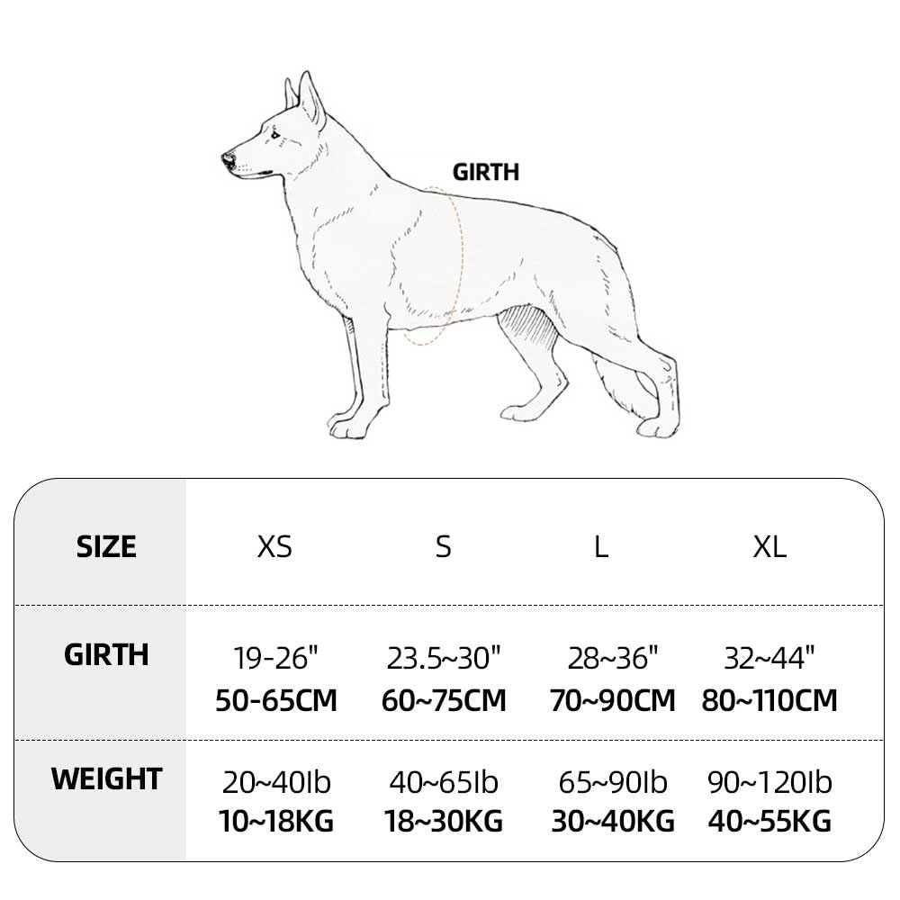 Tactical Dog Harness No-Pull Adjustable Military Vest for Medium & Large Dogs - Patrol Training Service Working Vest with Handle - Durable MCP-L Model for Outdoor Adventures & Police K9 Training