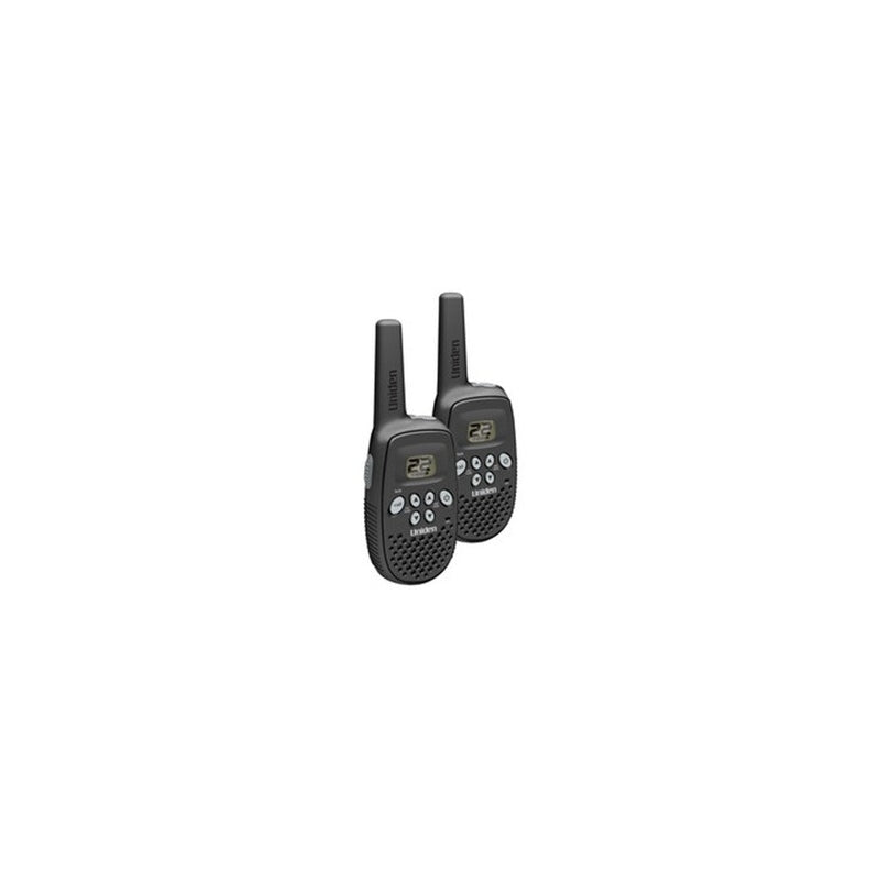 Uniden Walkie Talkie Two Way Radio Twin Pack - Long Range Communication for Outdoor Adventures, Hiking, and Emergency Preparedness