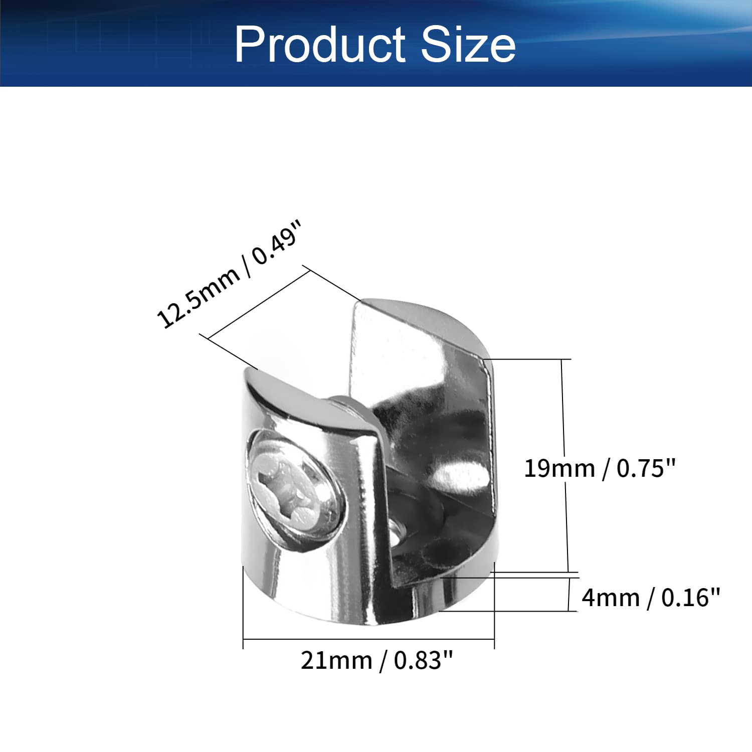 4PCS Adjustable 0.75