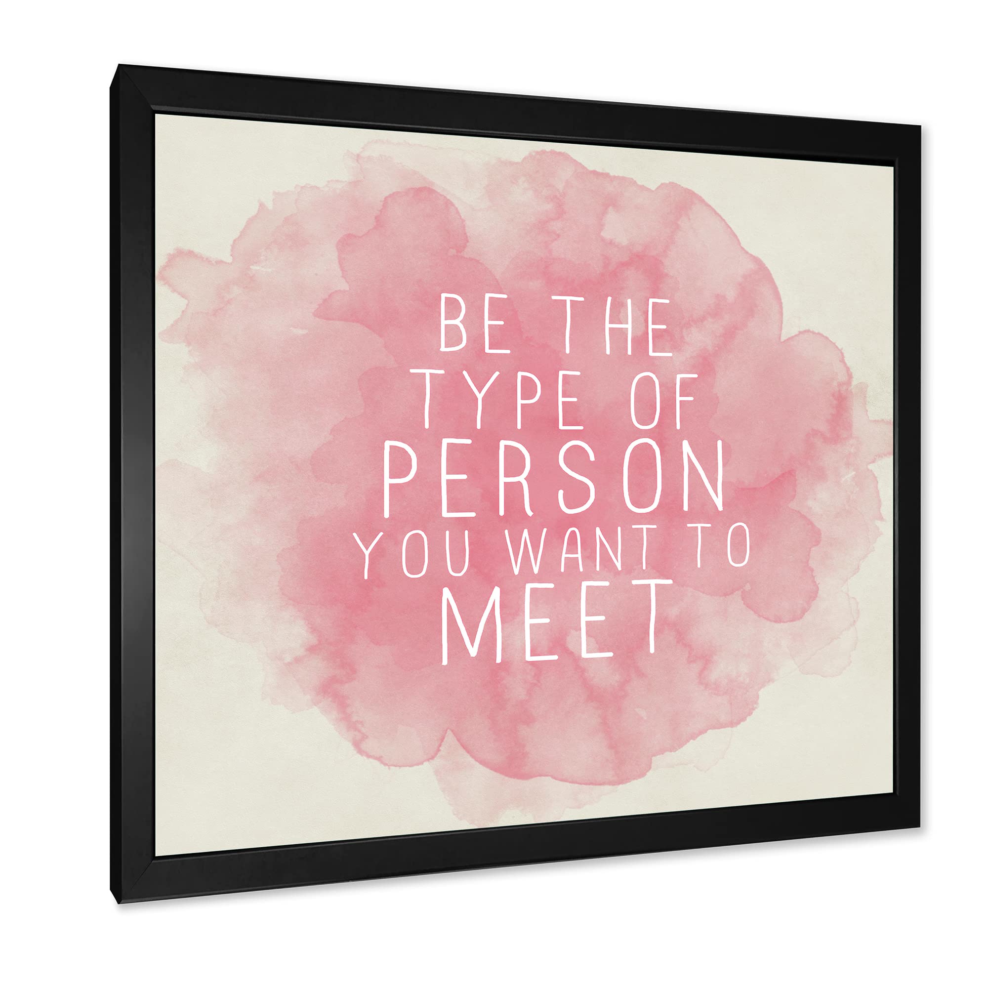 DesignQ Inspirational Framed Wall Art - Motivational Quote Decor for Home, Office & Gifts | Perfect for Living Room, Bedroom & Workspace Décor