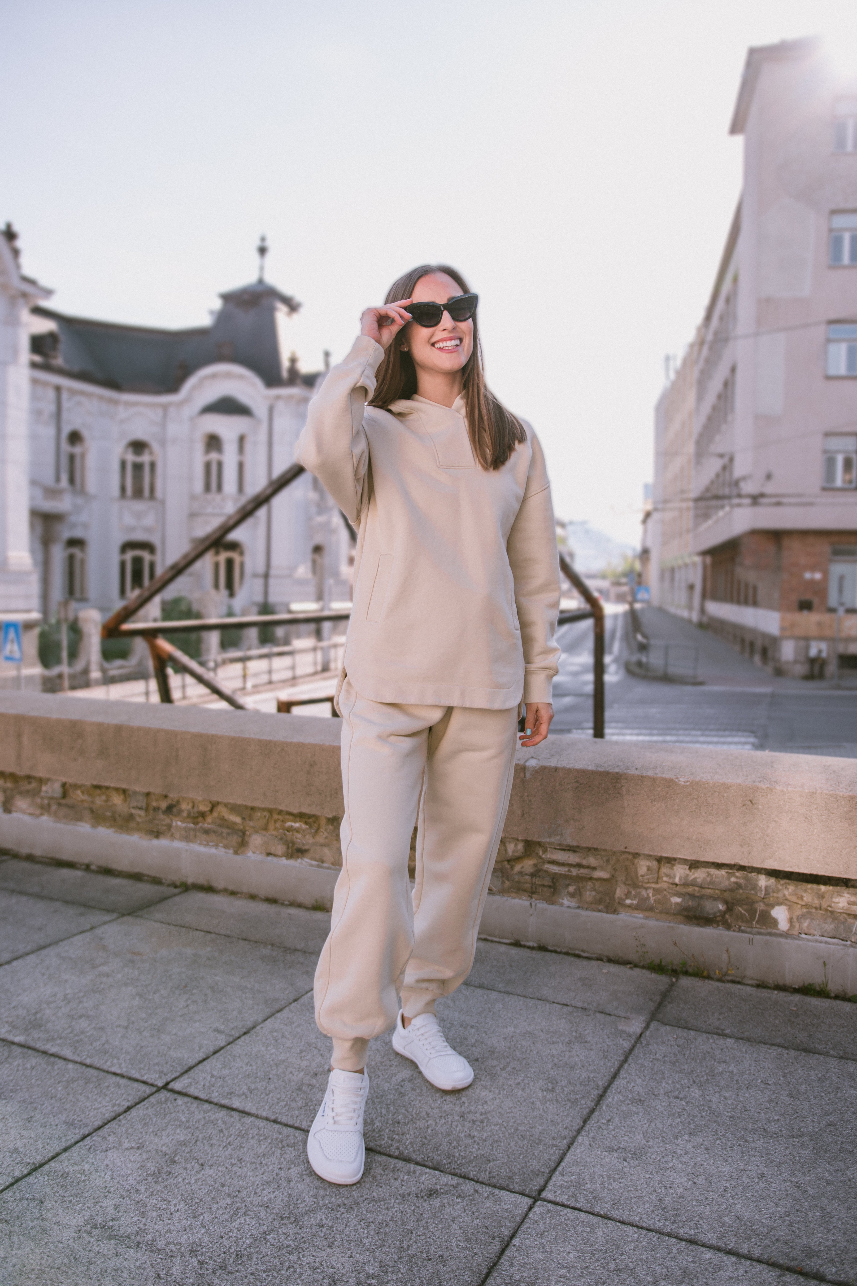 Be Lenka Essentials Women's Hoodie - Soft & Cozy Beige Pullover for Casual Wear, Loungewear & Outdoor Activities