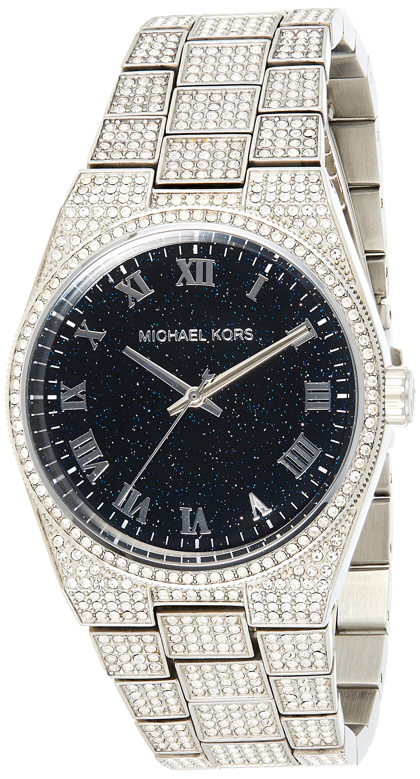 Michael Kors Channing Stainless Steel Watch for Women - Silver Dial, Slim Bracelet - Perfect for Office, Date Night & Special Occasions