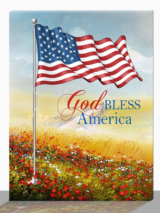 God Bless America Flag