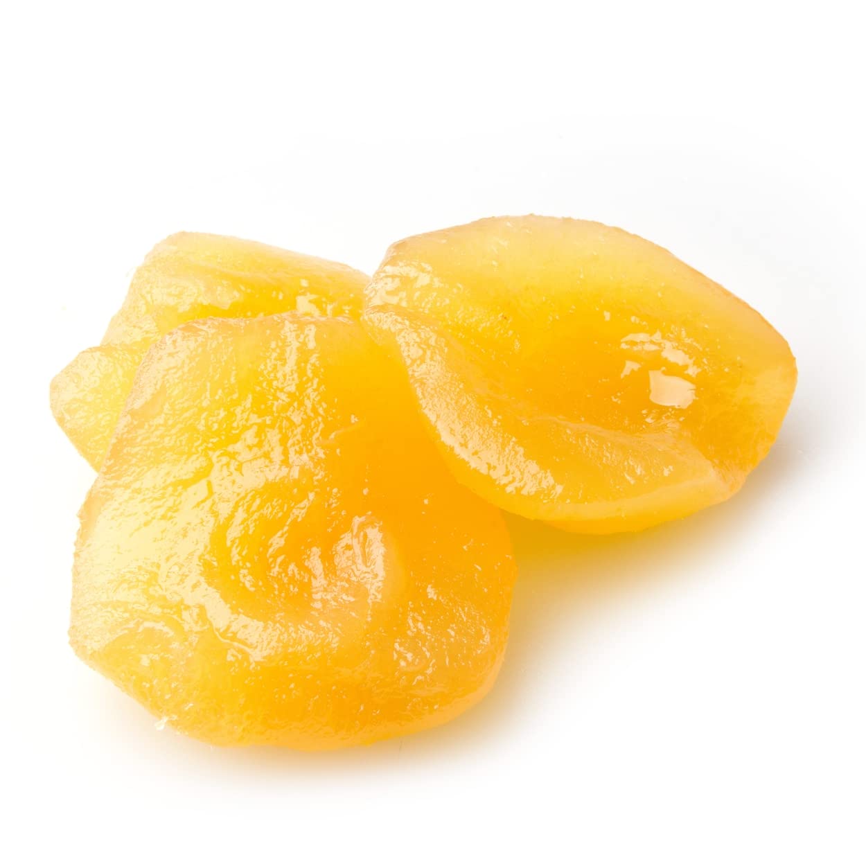 Oh! Nuts Glacé Pears - Rich & Juicy Dried Fruit Snacks - 1 lb Bag of Sweetened Dehydrated Candied Pears - Perfect for Baking, Trail Mix & Healthy Snacking - Packed in Resealable Zip Bag for Freshness