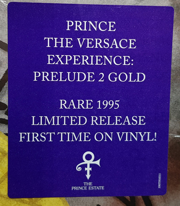 The Artist (Formerly Known As Prince) - The Versace Experience: Prelude 2 Gold Limited Edition Vinyl LP Record (Near Mint/NM Condition) - Rare Collectible for Music Lovers & Vinyl Enthusiasts - Perfect for Audiophiles, Record Collectors & Prince Fans