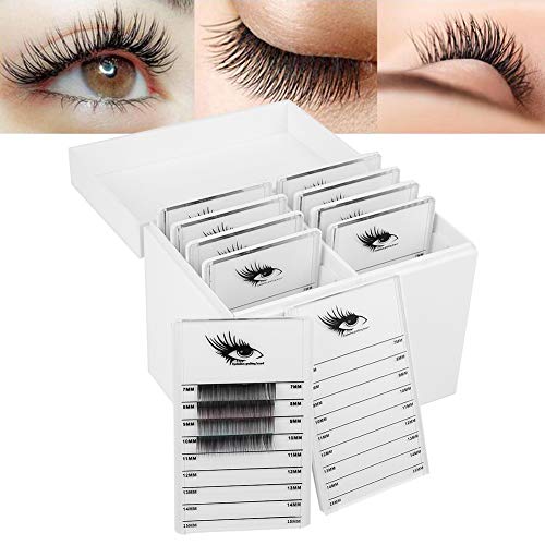 10-Layer Acrylic Eyelash Extension Storage Case - Clear Makeup Organizer Box for False Lashes & Grafting Tools | Perfect for Salon Professionals & Home Makeup Artists