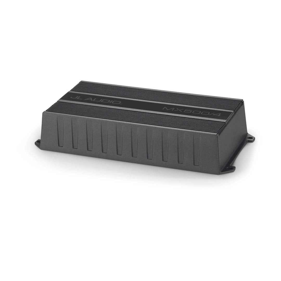 JL Audio MX500/4 MX Series Class D Full Range 4 Channel Car Amplifier - 125W x 4 RMS Power for High-Performance Car Audio Systems | Perfect for Upgrading Your Vehicle's Sound System