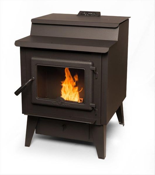 True North TN40 Pellet Stove - High Efficiency EPA Certified Wood Pellet Heater for Home Heating | Perfect for Living Rooms, Cabins & Off-Grid Spaces