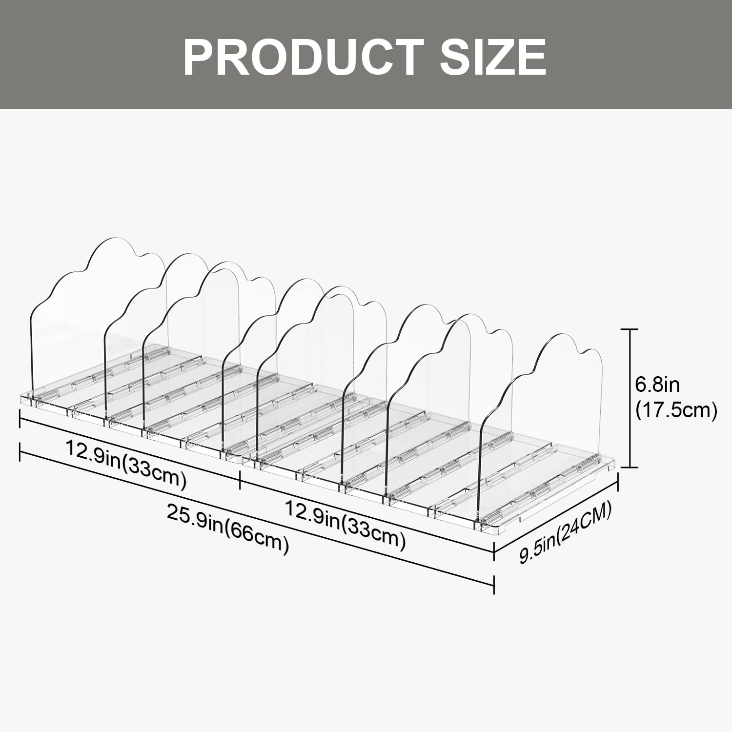 ANTOWIN 8-Piece Adjustable Purse Organizers for Closet - Handbag Storage Organizer & Shelf Divider | Perfect for Closet Organization, Bag Storage, and Space Saving