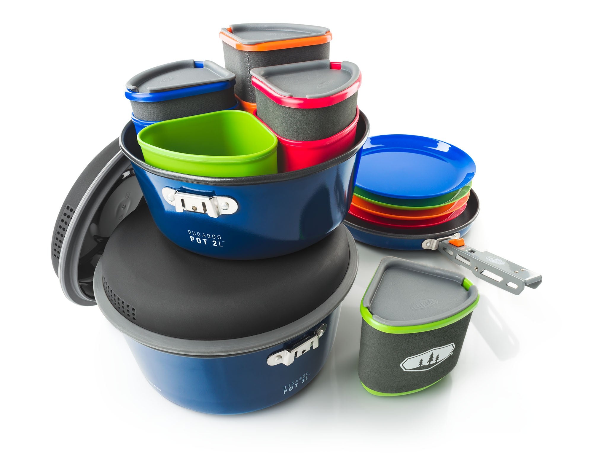 Bugaboo Ceramic Camping Cookware Set - Lightweight & Durable for Outdoor Cooking, Backpacking & Camping Trips