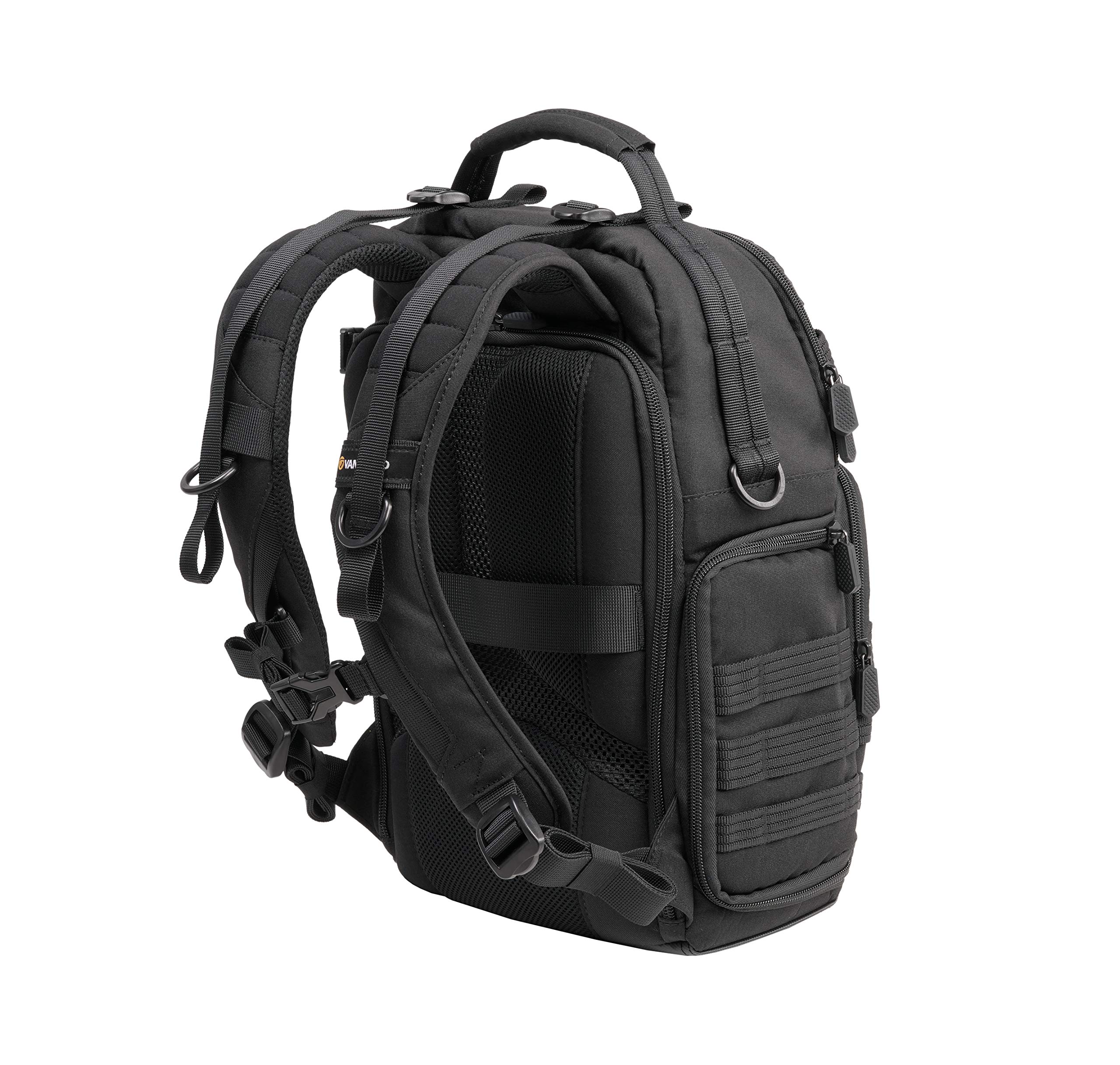 VANGUARD VEO Range T37M Tactical Backpack for Mirrorless Cameras - Black | DSLR Camera Bag for Travel & Outdoor Photography | Waterproof & Durable Camera Backpack for Sony, Canon, Nikon, Fujifilm