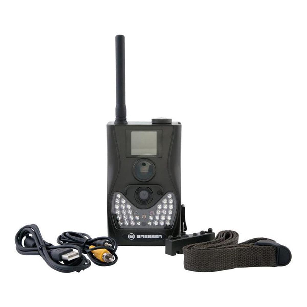 BRESSER 8MP HD Game Camera for Hunting, Wildlife Monitoring, and Outdoor Security - Night Vision Motion Activated Trail Camera with 1080p Video - Perfect for Hunting, Wildlife Observation, and Home Security