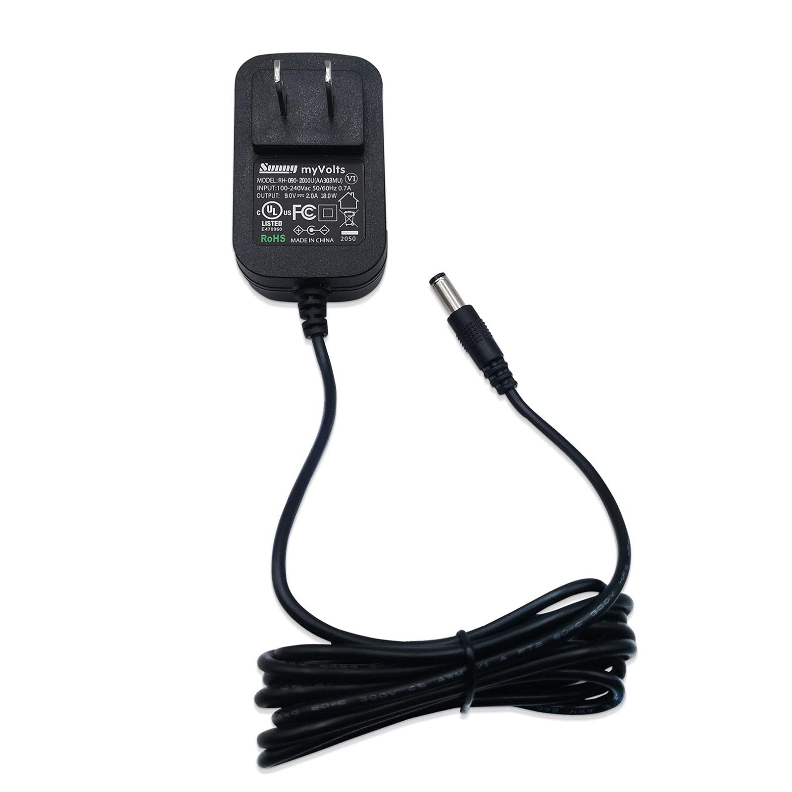 MyVolts 9V AC/DC Power Adapter Replacement for Brother PT-2700 Label Printer - US Plug - Perfect for Home Office, Retail & Warehouse Label Printing