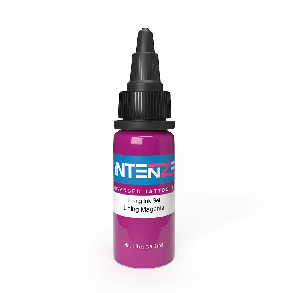 Lining Magenta - Intenze Color Lining Series Tattoo Ink - 1oz Bottle for Professional Tattoo Artists & Body Art