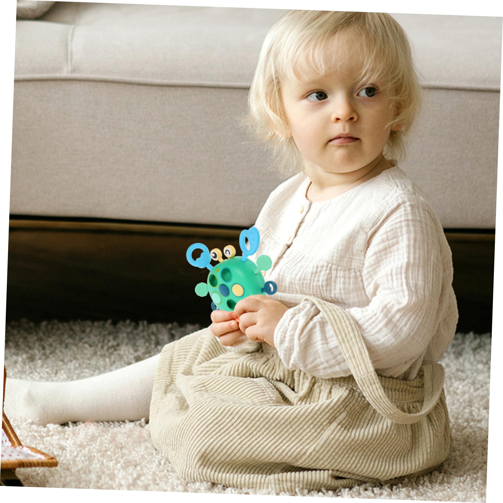 RORPOIR Lala Toys - Travel Sensory Activity Toy for Babies & Newborns | Early Learning & Development Toy | Safe PP Material | Perfect for Airplane, Car Rides & Stroller Entertainment