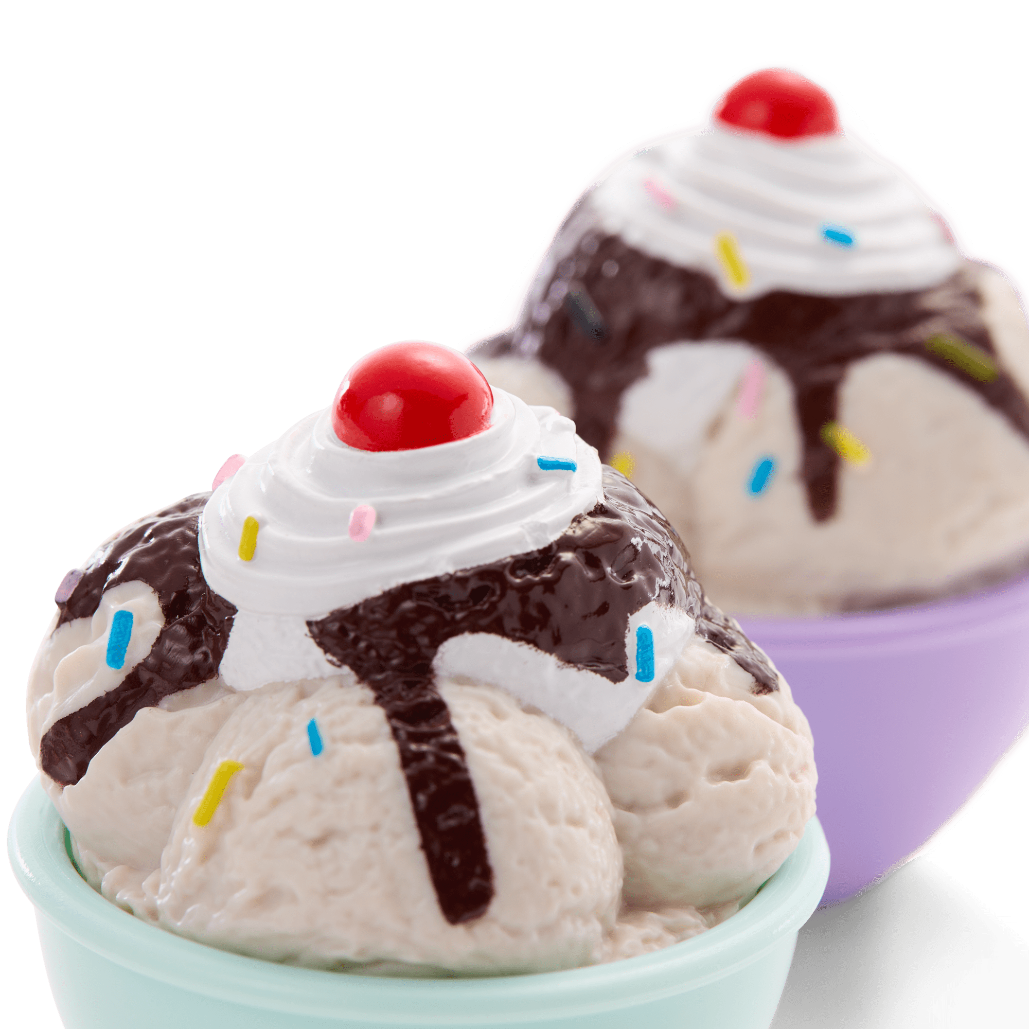 18 Inch Doll Sundaes for Two Playset - Pretend Ice Cream Dessert Toy for American Girl & Other 18