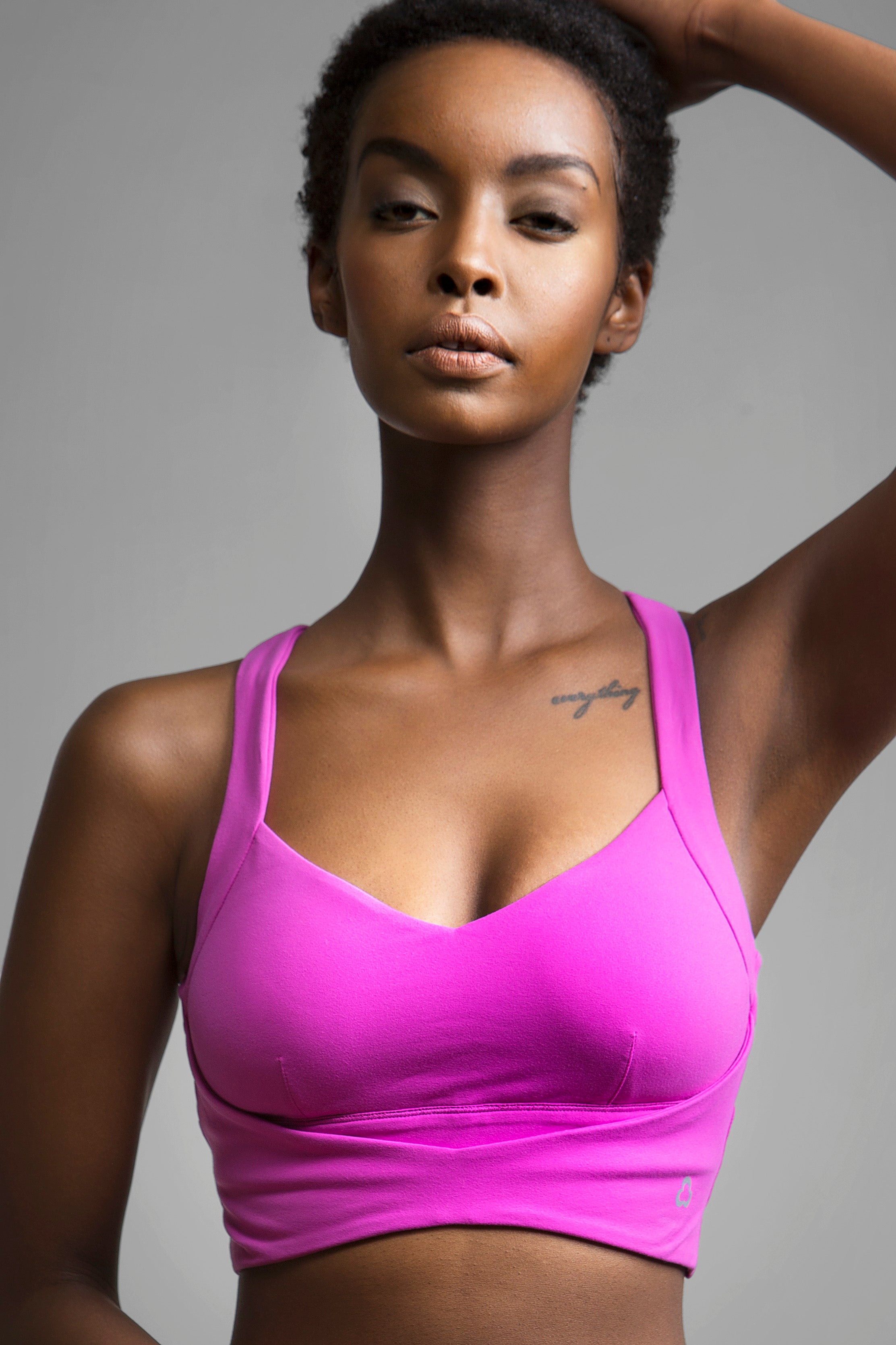 Medium Impact Sports Bra for Women - Comfortable & Supportive Yoga, Running, Gym Workout Activewear - Perfect for High-Intensity Training & Everyday Wear