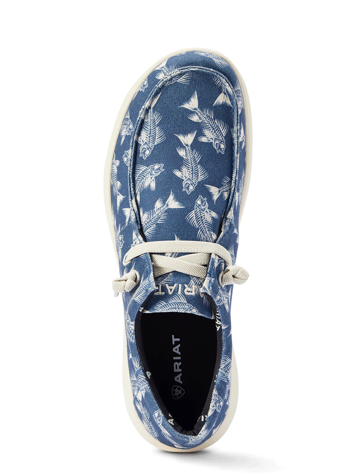 Ariat Men's Hilo Stretch Lace-Up Shoes - Bonefish Blue (10042500) | Comfortable Work & Casual Shoes for Outdoor Activities