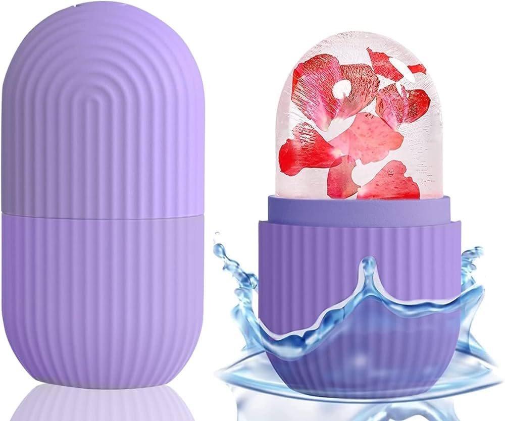 Best Ice Roller for Face & Eyes - Cooling Therapy for Men - Reduce Puffiness & Dark Circles - Perfect for Skincare Routine & Post-Workout Recovery