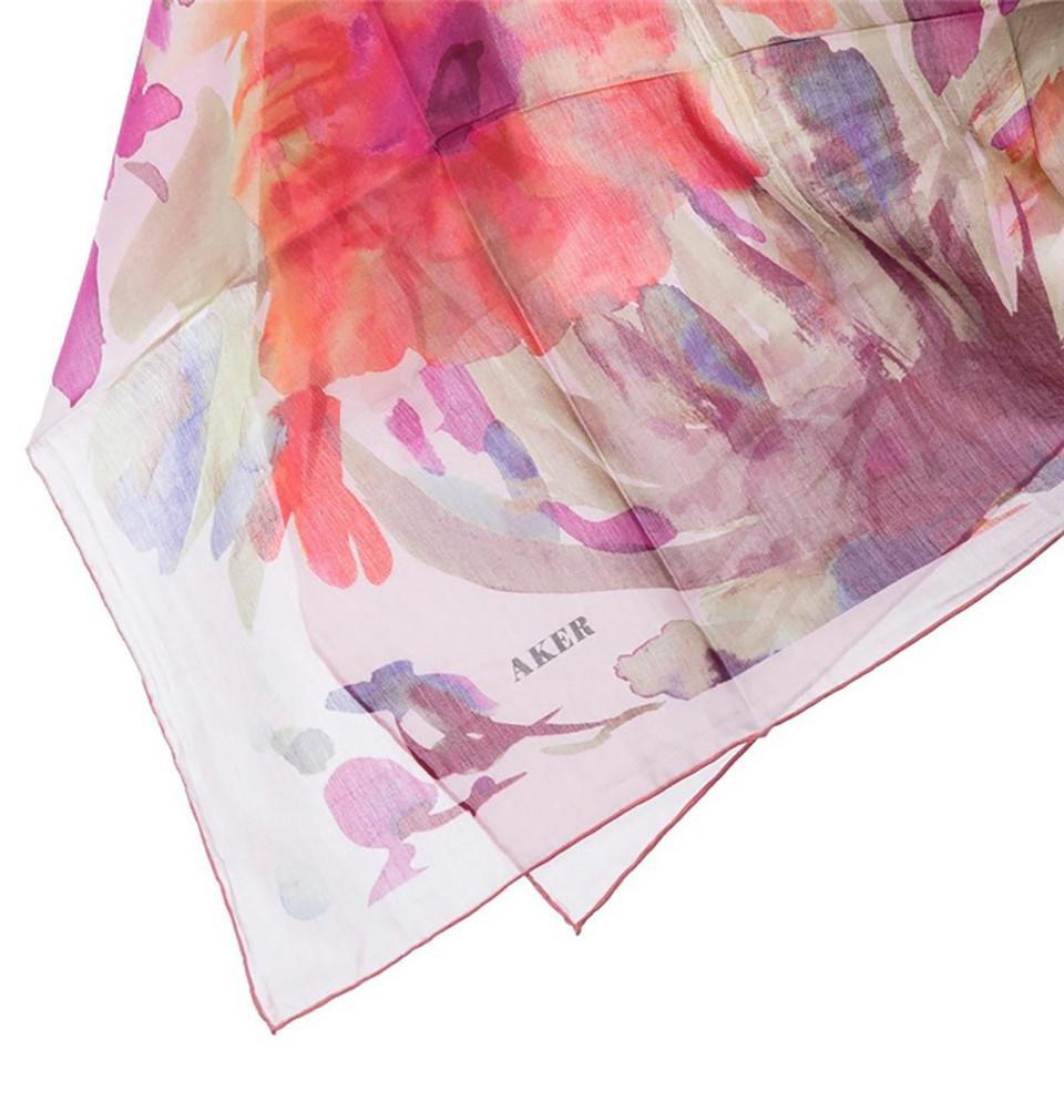 Premium Aker Silk Cotton Square Hijab Scarf 7302 492 - Soft Breathable Muslim Headscarf for Women, Perfect for Daily Wear, Prayer, and Special Occasions
