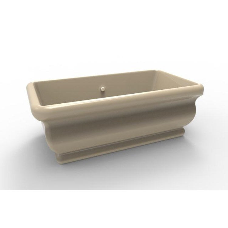 Michelangelo Freestanding Acrylic Air Tub - 66 x 36 x 23 Inch Modern Rectangular Bathtub for Luxury Bathroom | Spa & Relaxation at Home