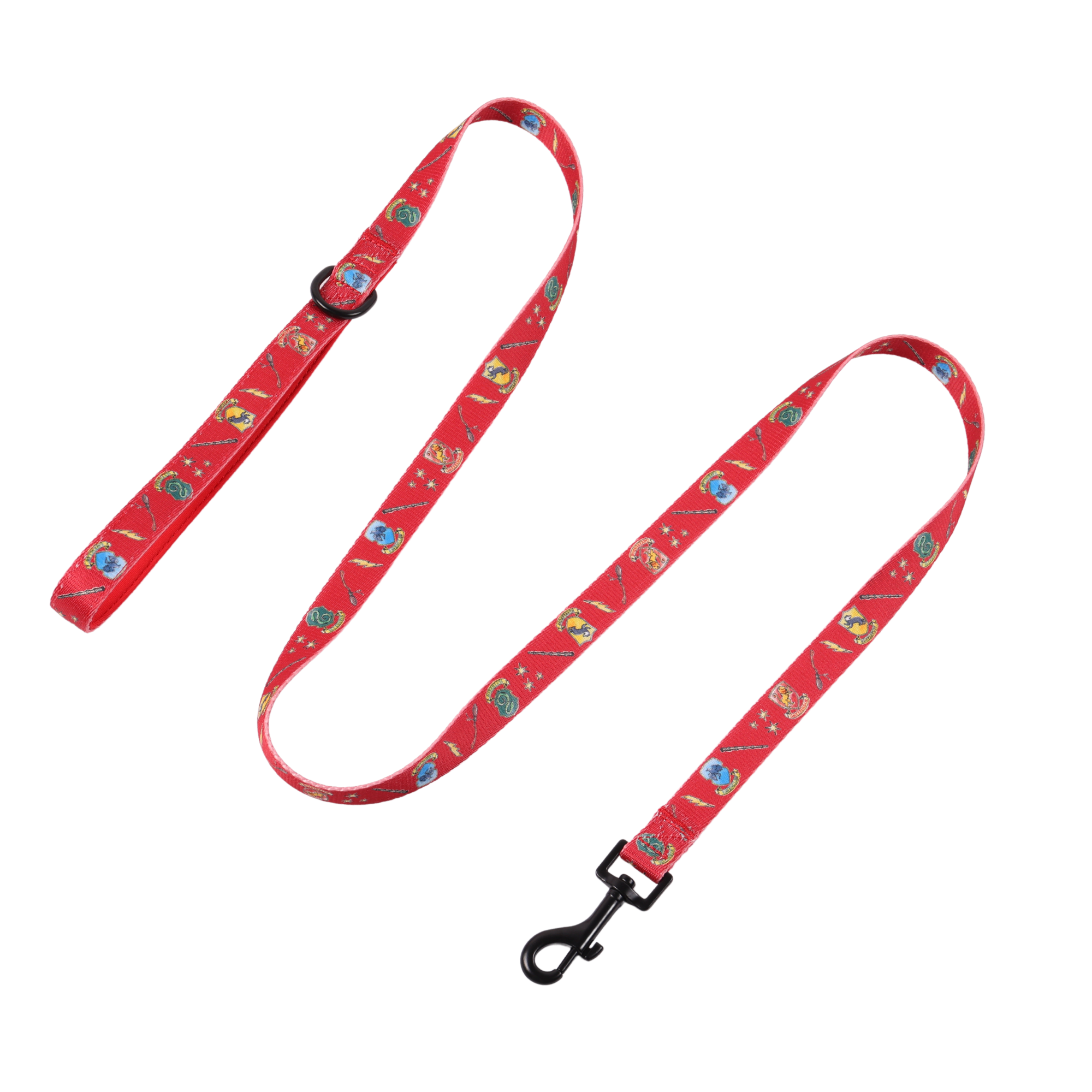 Harry Potter Dog Leash - Officially Licensed Hogwarts Pet Collar with Adjustable Length for Small Medium Large Dogs - Perfect for Walking, Training, and Wizarding World Themed Outings