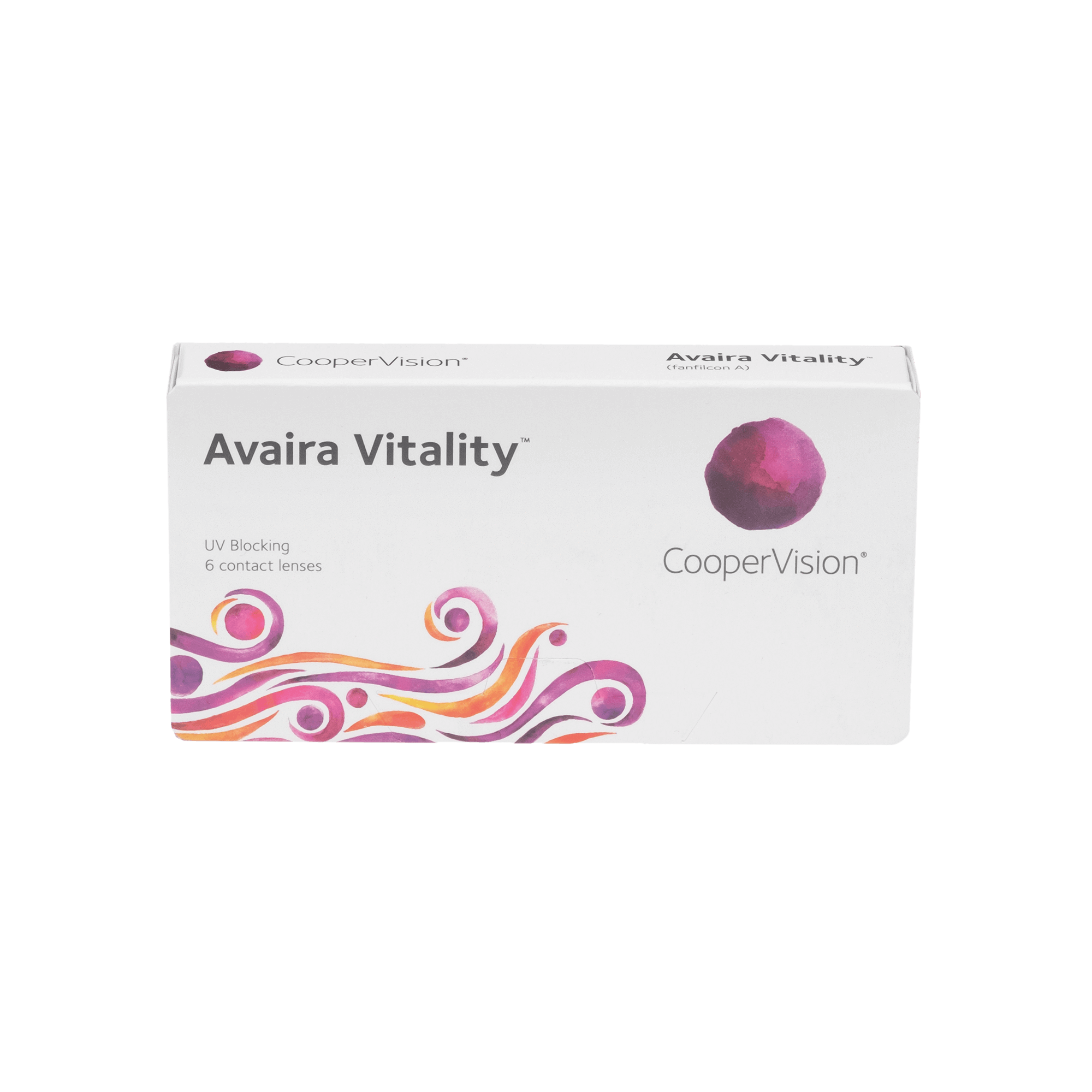 Avaira Vitality Monthly Contact Lenses - 6 Pack (3 Pairs) for Clear Vision & Comfort | Perfect for Daily Wear, Sports & Active Lifestyles