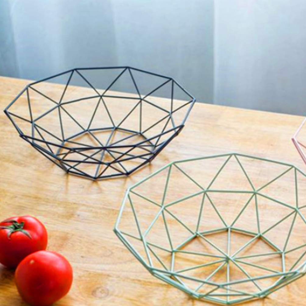 Cabilock 1-Piece Multi-Purpose Storage Basket - Snack Food Drain Basket for Fruits, Vegetables, Kitchen & Bathroom Organization - Perfect for Countertop, Refrigerator & Pantry Storage