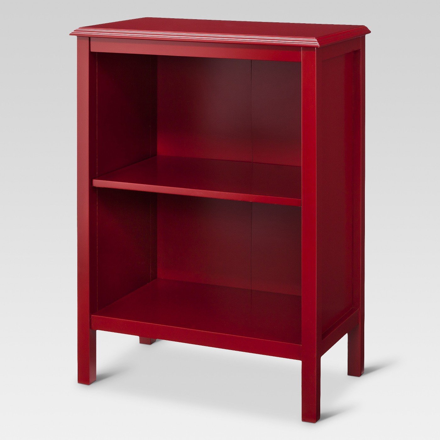 Windham 2 Shelf Bookcase - Sturdy Wooden Bookshelf for Home & Office Organization | Perfect for Living Room, Bedroom, or Study Room Storage