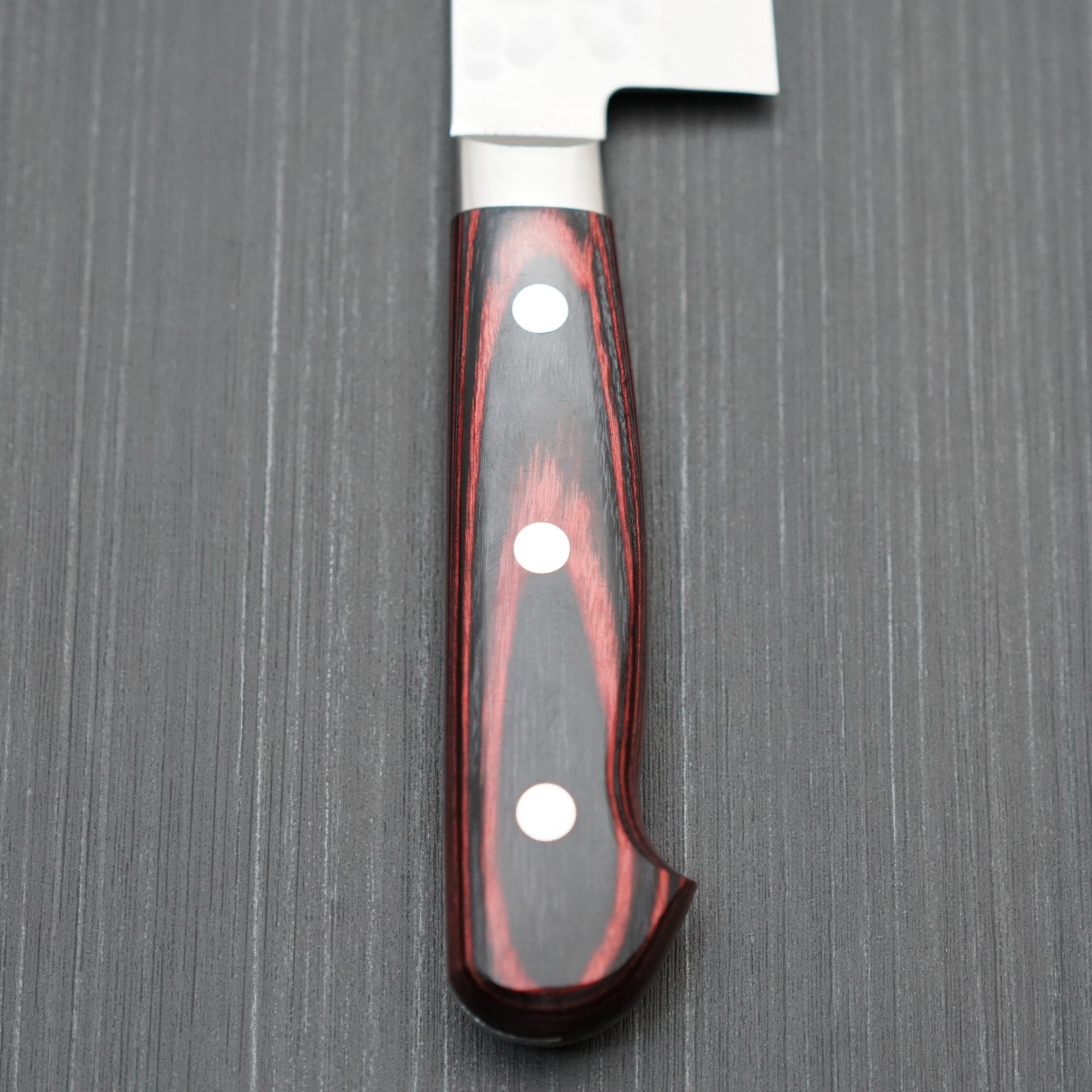 Premium Yoshimi Kato SG2 Hammered Gyuto Chef Knife 180mm - Japanese Damascus Steel Kitchen Knife with Red Pakkawood Handle - Perfect for Sushi, Meat Cutting & Professional Cooking