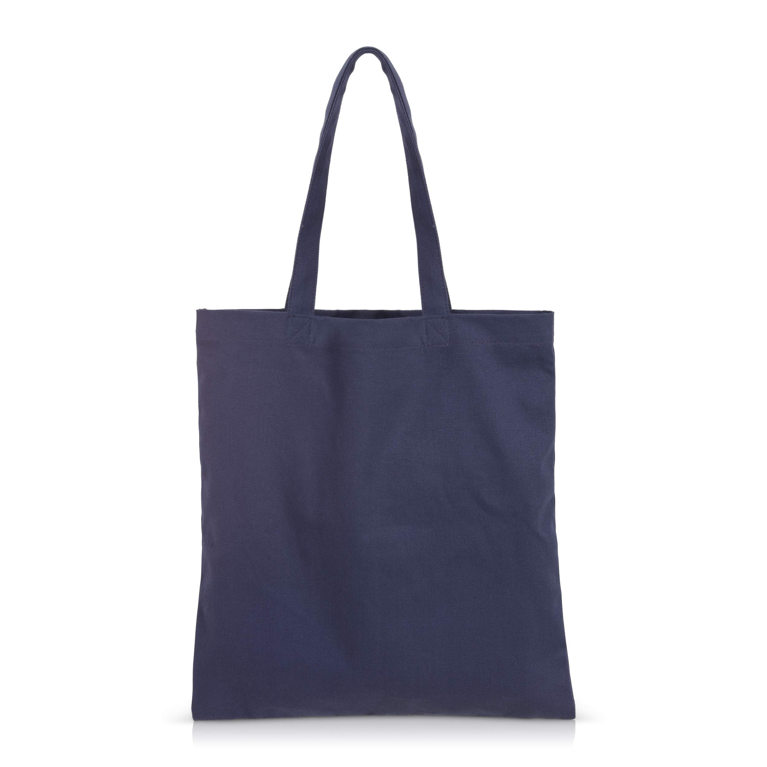 Eco-Friendly Cotton Canvas Tote Bags - Reusable Grocery & Shopping Bags for Women, Gift Bags & DIY Customizable Totes - Perfect for Farmers Market, Beach Trips & Everyday Use