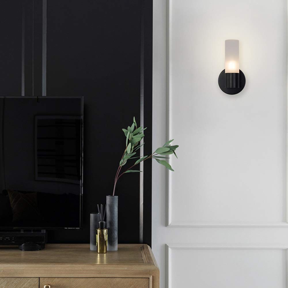 Nordic Black Wrought Iron Wall Sconce - Candle Style Wall Mounted Lamp with G9 Base for Bedroom, Stairway & Hotel Lighting | Perfect for Cafe, Bar & Reading Nook Ambience