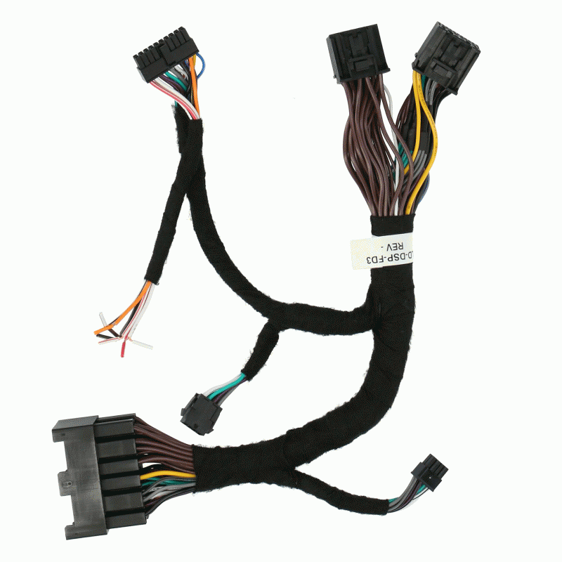 AXDSPH FD3 Amplifier Line Output Converter with T-Harness for 2016+ Ford Vehicles - Perfect for Car Audio Upgrades & Aftermarket Stereo Installations